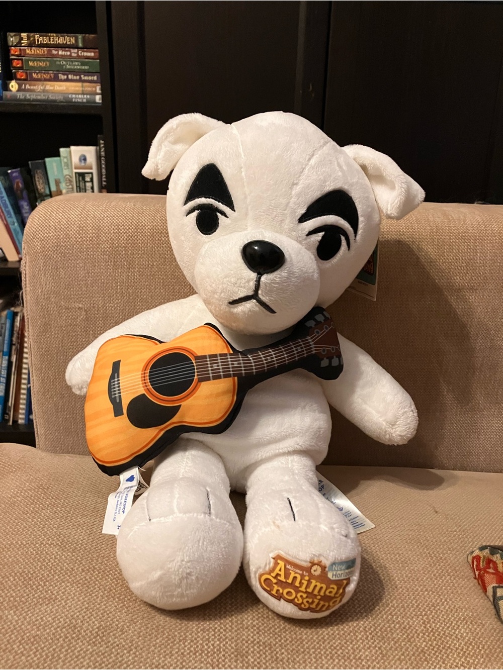 Build-A-Bear White K.K. Slider Plush with Guitar